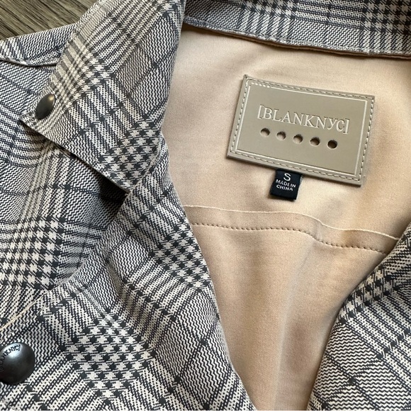 Glen Plaid Moto Jacket - Picture 5 of 7